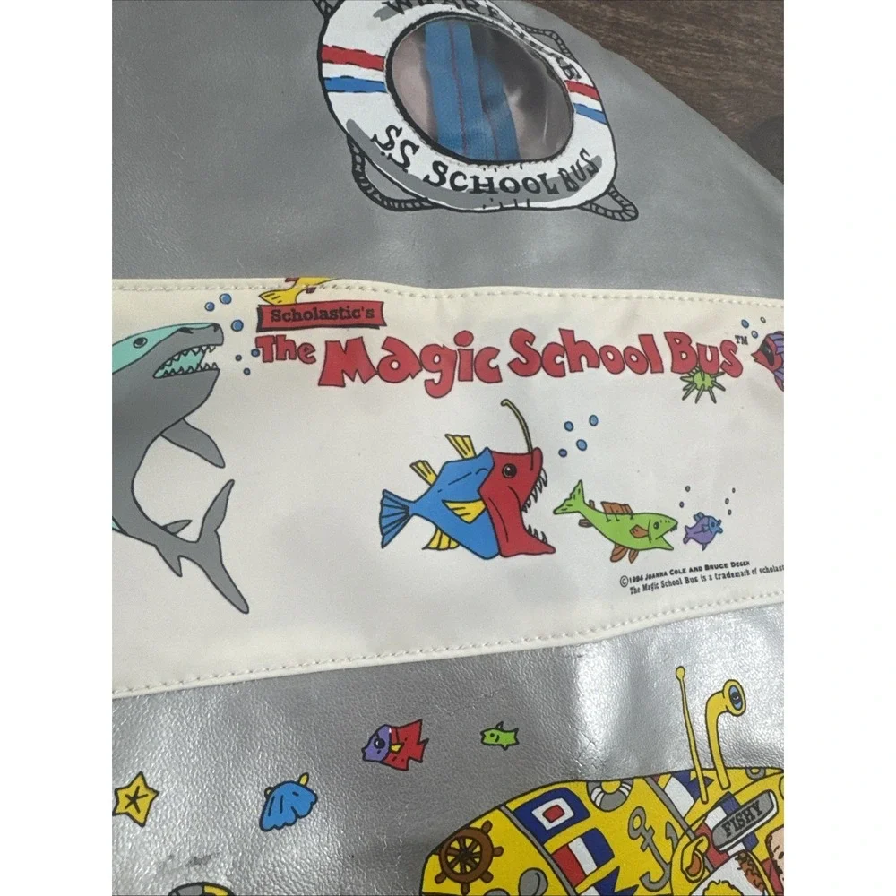 The Magic School Bus Backpack On The Ocean‎ floor 1994 Vintage With Tags